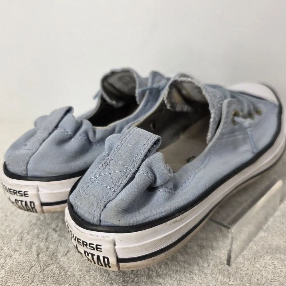 CONVERSE ALL STAR Stretch Elastic Heel Women's SIZE 9 Ladies Blue Lace Shoes